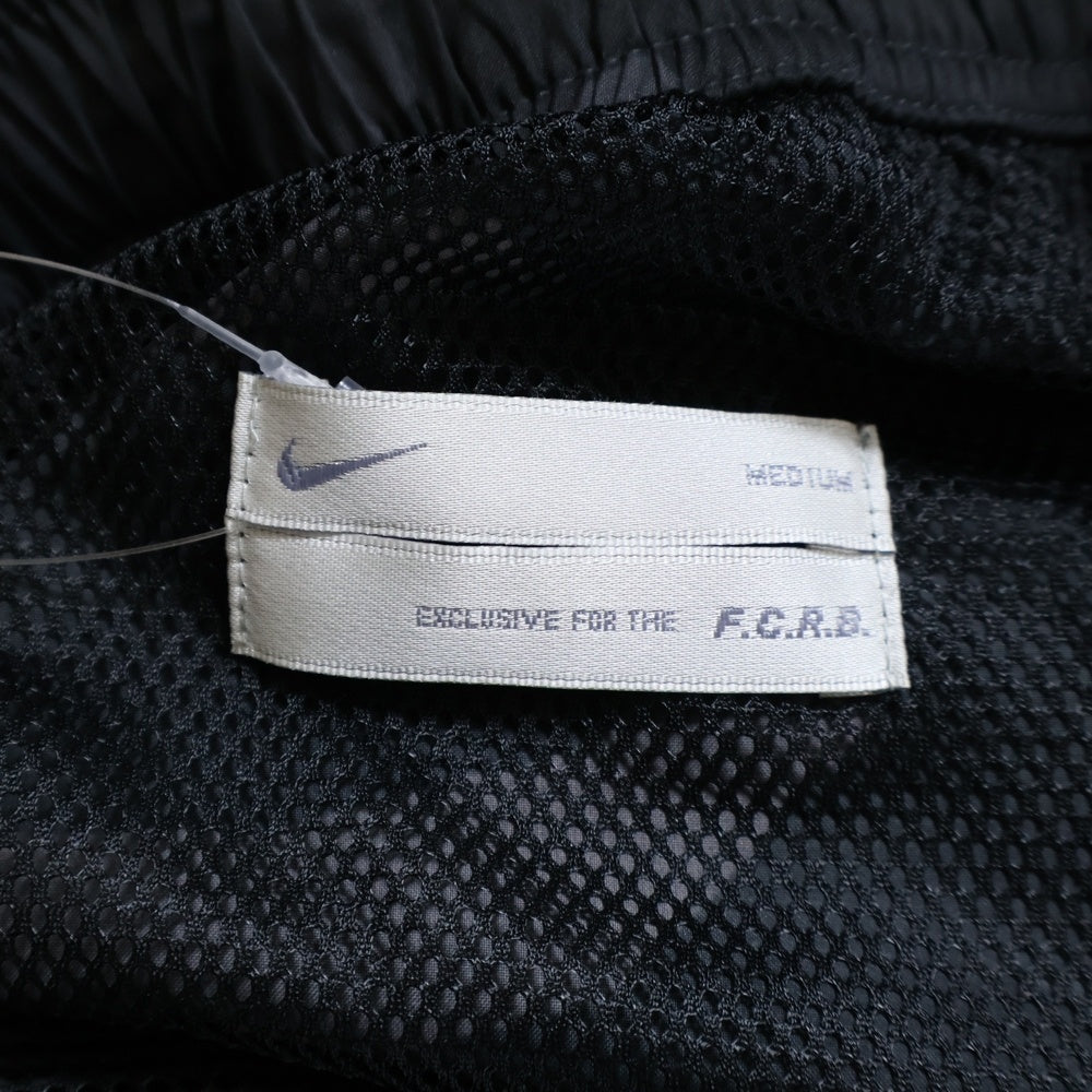 F.C.R.B./F.C.Real Bristol/FCRB(エフシーアールビー/エフシーレアルブリストル) ×NIKE ナイキ カモ柄 フロントロゴワッペン ナイロンパンツ ブラック/グレー 335129