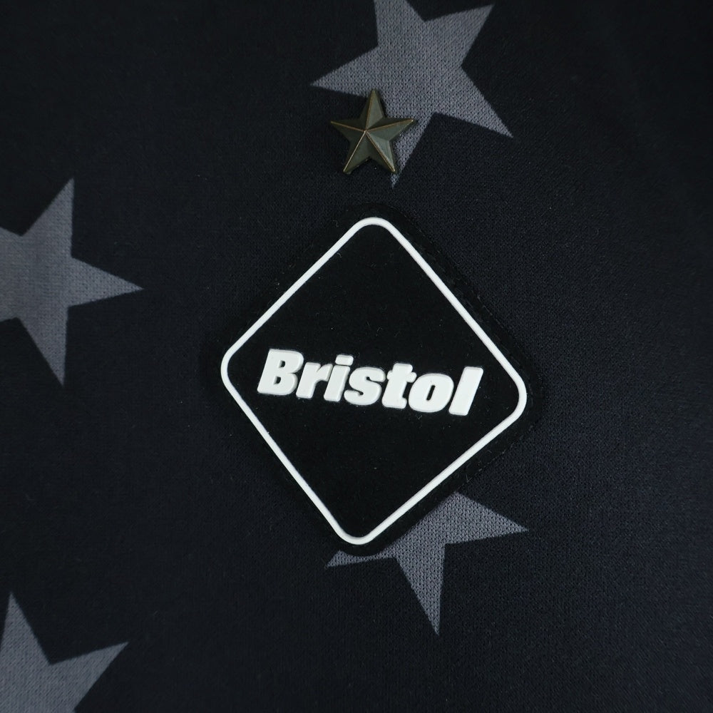 F.C.R.B./F.C.Real Bristol/FCRB(エフシーアールビー/エフシーレアルブリストル) 13AW ×NIKE STAR TRACK JACKET ナイキ スター総柄プリント トラックジャケット ブラック 615021-017
