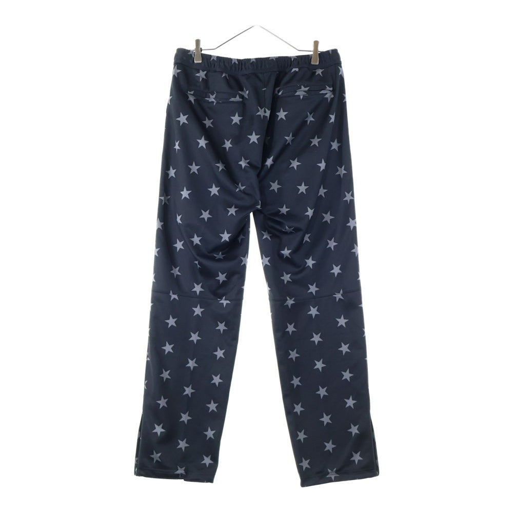F.C.R.B./F.C.Real Bristol/FCRB(エフシーアールビー/エフシーレアルブリストル) 13AW ×NIKE PDK PANTS ナイキ スター総柄 フロントロゴワッペン トラックパンツ ブラック/グレー 615022-017