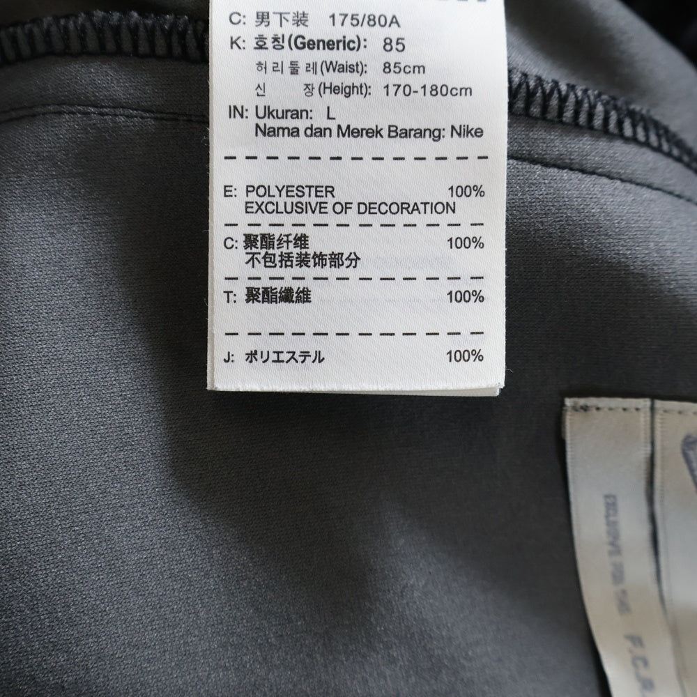 F.C.R.B./F.C.Real Bristol/FCRB(エフシーアールビー/エフシーレアルブリストル) 13AW ×NIKE PDK PANTS ナイキ スター総柄 フロントロゴワッペン トラックパンツ ブラック/グレー 615022-017