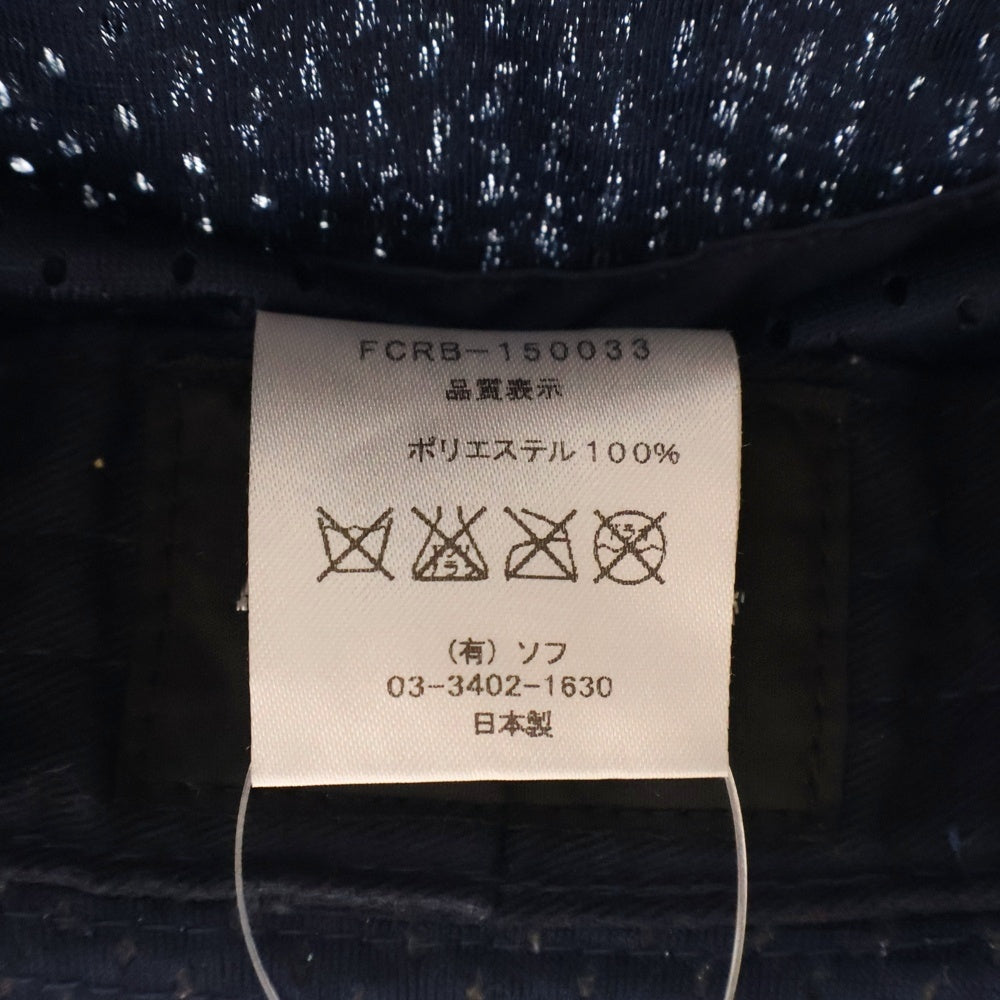 F.C.R.B./F.C.Real Bristol/FCRB(エフシーアールビー/エフシーレアルブリストル) 15SS MESH HAT ロゴ刺繍 メッシュバケットハット 帽子 ネイビー FCRB-150033