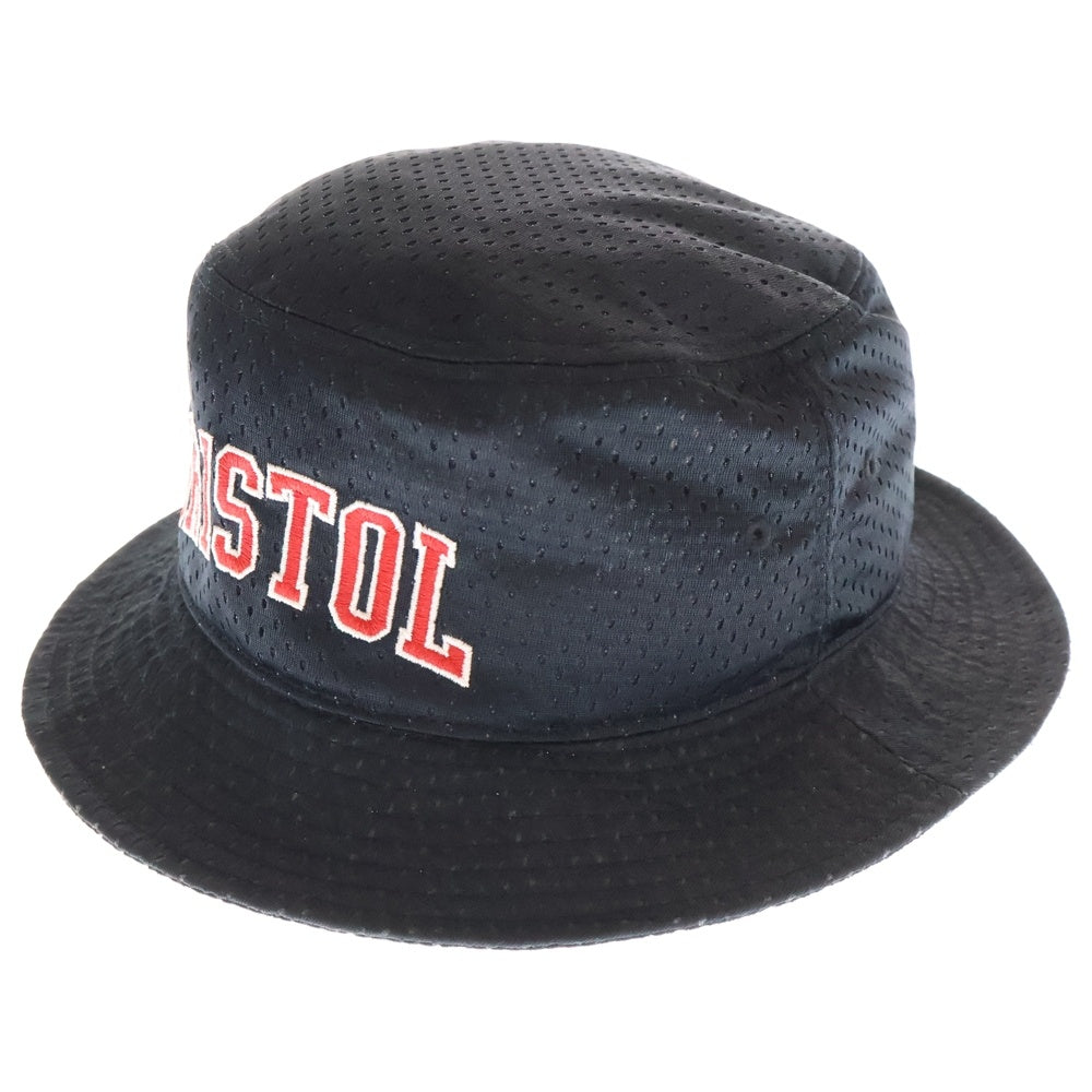 F.C.R.B./F.C.Real Bristol/FCRB(エフシーアールビー/エフシーレアルブリストル) 15SS MESH HAT ロゴ刺繍 メッシュバケットハット 帽子 ブラック FCRB-150033