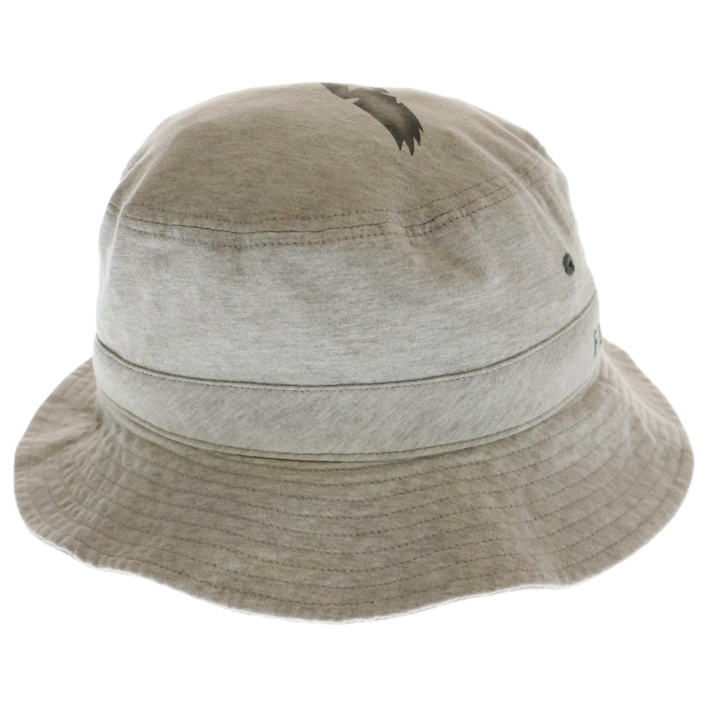 F.C.R.B./F.C.Real Bristol/FCRB(エフシーアールビー/エフシーレアルブリストル) ×NIKE ナイキ ロゴプリント コットンバケットハット 帽子 グレー 596109