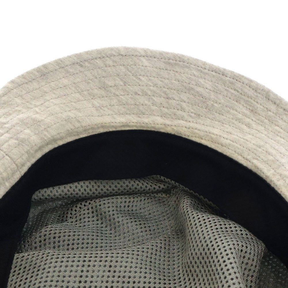 F.C.R.B./F.C.Real Bristol/FCRB(エフシーアールビー/エフシーレアルブリストル) ×NIKE ナイキ ロゴプリント コットンバケットハット 帽子 グレー 596109