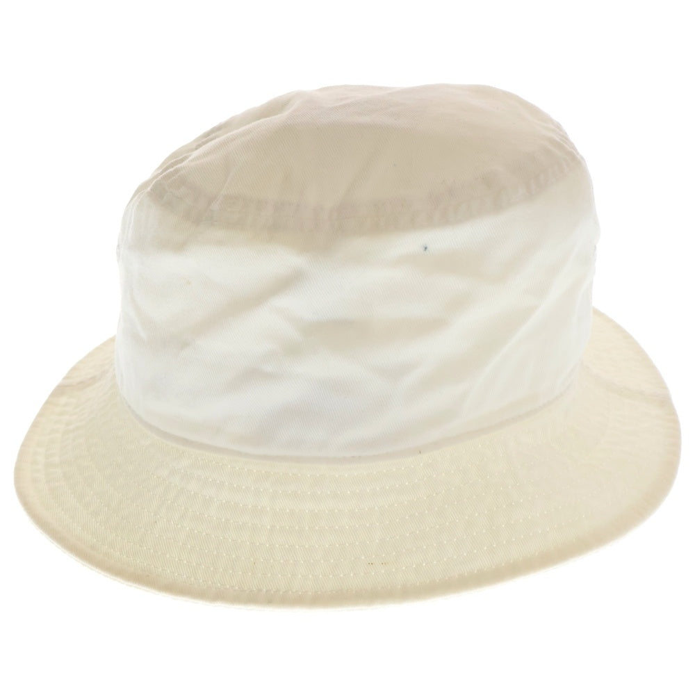 F.C.R.B./F.C.Real Bristol/FCRB(エフシーアールビー/エフシーレアルブリストル) ロゴ刺繍 コットンバケットハット 帽子 ホワイト FCRB-150031