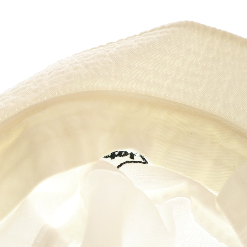 F.C.R.B./F.C.Real Bristol/FCRB(エフシーアールビー/エフシーレアルブリストル) ロゴ刺繍 コットンバケットハット 帽子 ホワイト FCRB-150031