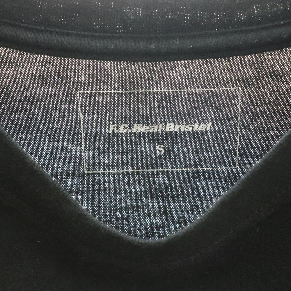 F.C.R.B./F.C.Real Bristol/FCRB(エフシーアールビー/エフシーレアルブリストル) 14AW NUMBERING TEE バックナンバリングプリントTシャツ 半袖クルーネックカットソー ブラック FCRB-145002