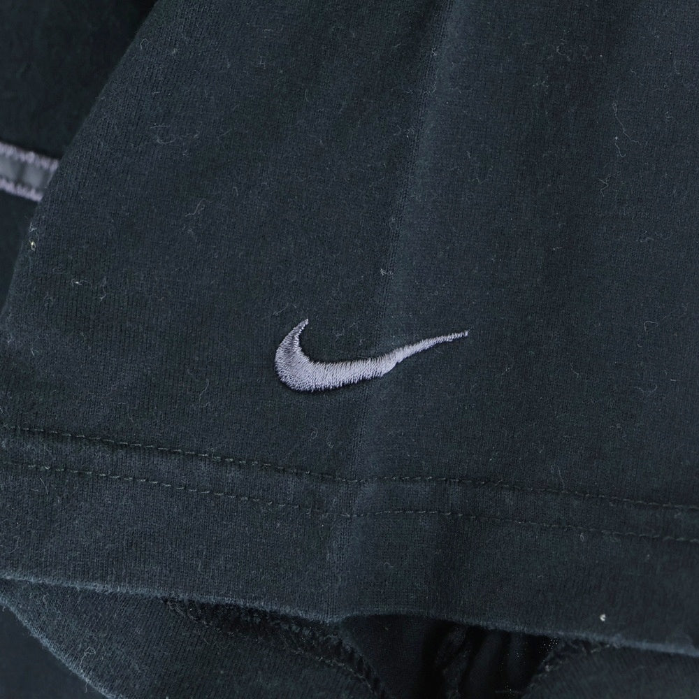 F.C.R.B./F.C.Real Bristol/FCRB(エフシーアールビー/エフシーレアルブリストル) ×NIKE ナイキ フロントロゴワッペン刺繍Tシャツ 半袖クルーネックカットソー ブラック 615035-010