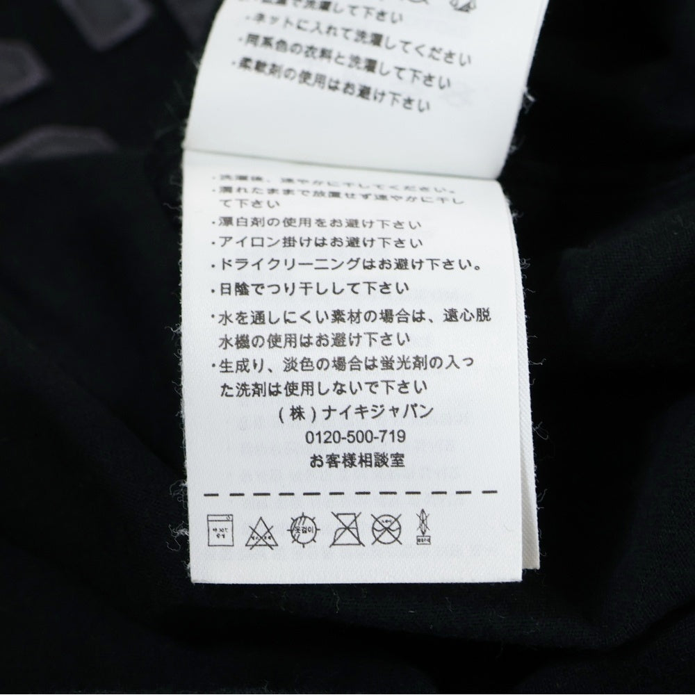 F.C.R.B./F.C.Real Bristol/FCRB(エフシーアールビー/エフシーレアルブリストル) ×NIKE ナイキ フロントロゴワッペン刺繍Tシャツ 半袖クルーネックカットソー ブラック 615035-010