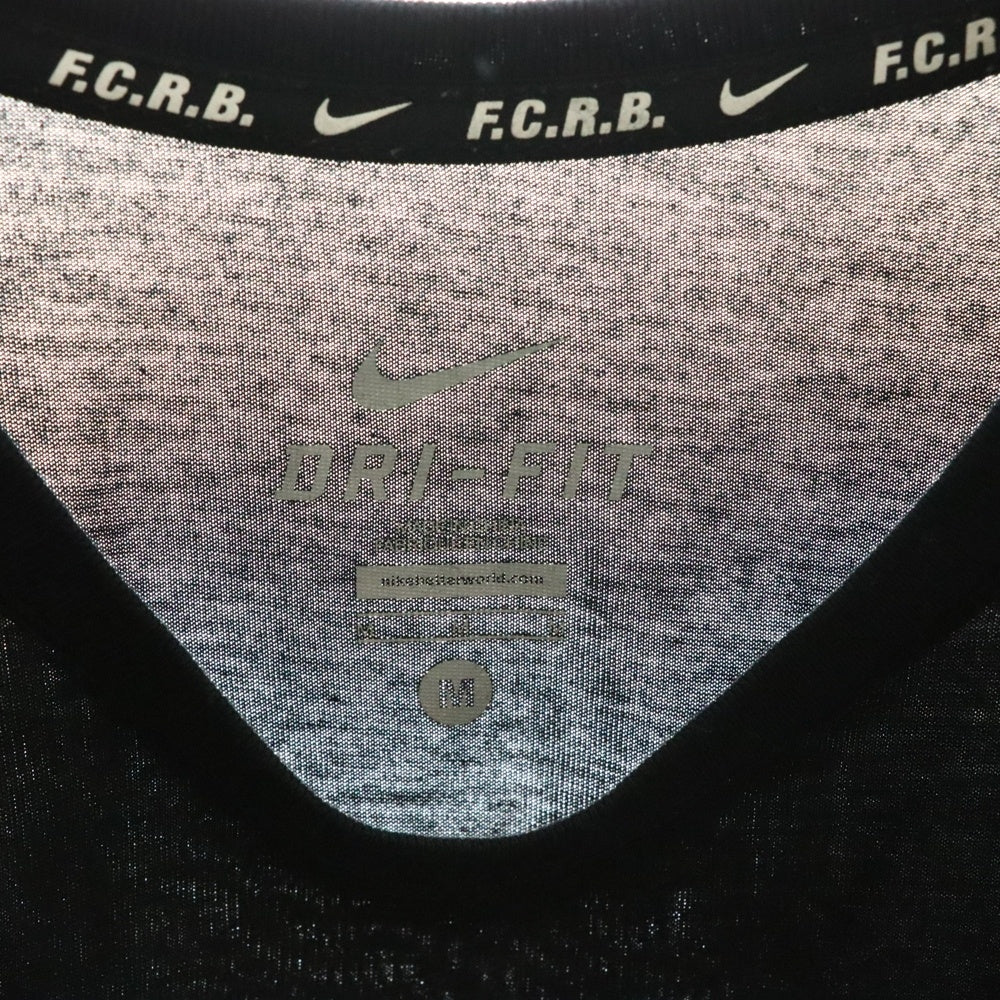 F.C.R.B./F.C.Real Bristol/FCRB(エフシーアールビー/エフシーレアルブリストル) 16SS ×NIKE DRI-FIT AUTENTIC SWOOTH TEE ナイキ ドライフィット フロントロゴプリント半袖Tシャツ 823131-010