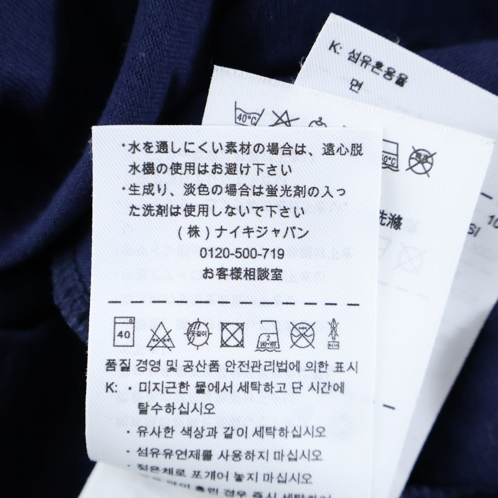 F.C.R.B./F.C.Real Bristol/FCRB(エフシーアールビー/エフシーレアルブリストル) ×NIKE ナイキ フロントロゴプリントTシャツ 半袖クルーネックカットソー ネイビー 640479-440