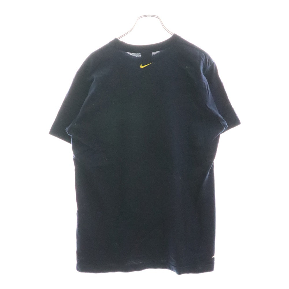 F.C.R.B./F.C.Real Bristol/FCRB(エフシーアールビー/エフシーレアルブリストル) ×NIKE ナイキ フロントエンブレムロゴプリントTシャツ 半袖クルーネックカットソー ネイビー 427715