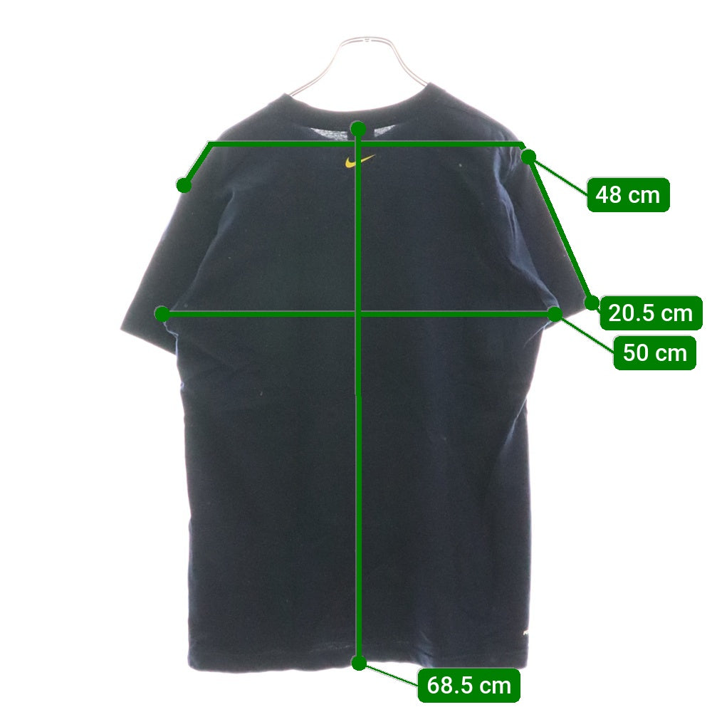 F.C.R.B./F.C.Real Bristol/FCRB(エフシーアールビー/エフシーレアルブリストル) ×NIKE ナイキ フロントエンブレムロゴプリントTシャツ 半袖クルーネックカットソー ネイビー 427715