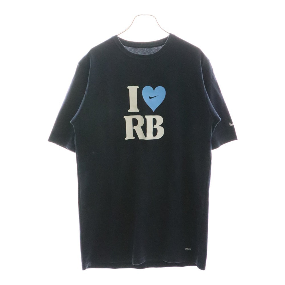 F.C.R.B./F.C.Real Bristol/FCRB(エフシーアールビー/エフシーレアルブリストル) ×NIKE I LOVE RB TEE ナイキ フロントプリントTシャツ 半袖クルーネックカットソー ネイビー 216949