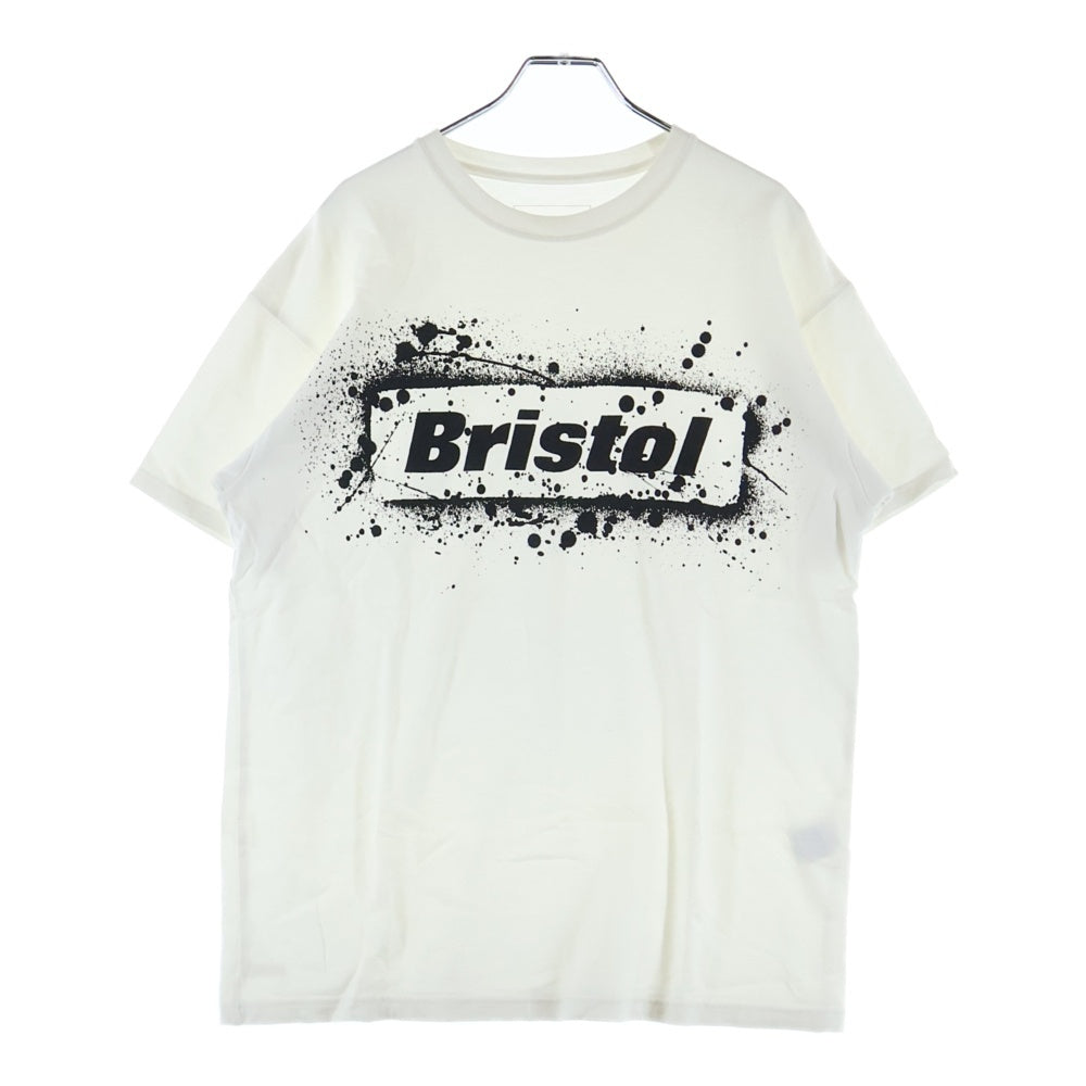F.C.R.B./F.C.Real Bristol/FCRB(エフシーアールビー/エフシーレアルブリストル) STENCIL EMBLEM TEE ステンシルエンブレム ボックスロゴプリント半袖Tシャツ FCRB-167033