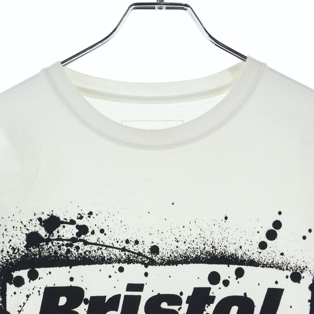 F.C.R.B./F.C.Real Bristol/FCRB(エフシーアールビー/エフシーレアルブリストル) STENCIL EMBLEM TEE ステンシルエンブレム ボックスロゴプリント半袖Tシャツ FCRB-167033