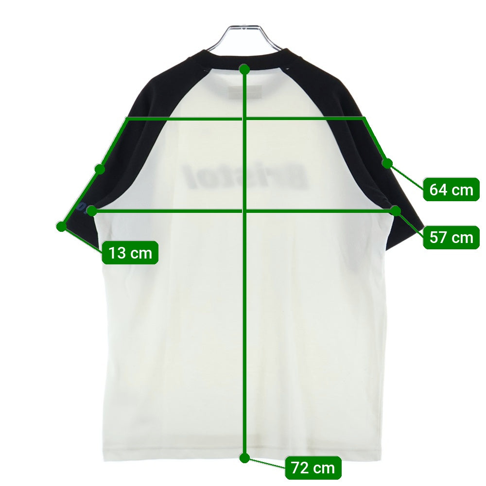 F.C.R.B./F.C.Real Bristol/FCRB(エフシーアールビー/エフシーレアルブリストル) ×NIKE ナイキ フロントロゴプリントゲームシャツ 半袖クルーネックカットソー ホワイト/ブラック