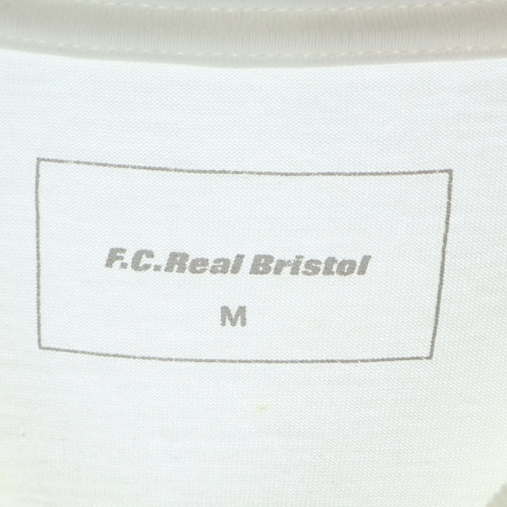 F.C.R.B./F.C.Real Bristol/FCRB(エフシーアールビー/エフシーレアルブリストル) STAR PRINT TEE スタープリントTシャツ 半袖クルーネックカットソー ホワイト FCRB-160030