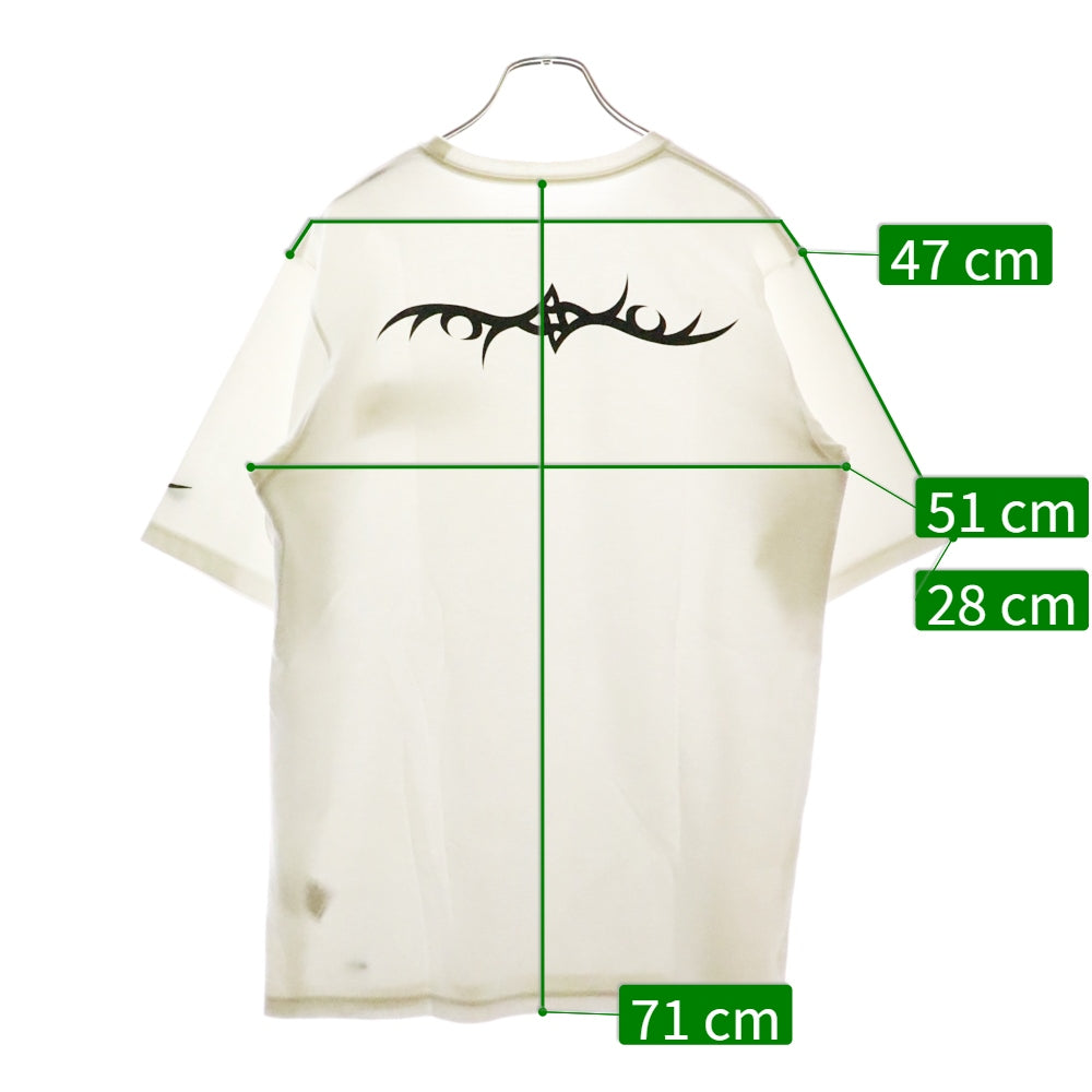 F.C.R.B./F.C.Real Bristol/FCRB(エフシーアールビー/エフシーレアルブリストル) ×NIKE ナイキ ナックグラフィックプリントTシャツ 半袖クルーネックカットソー ホワイト 216949