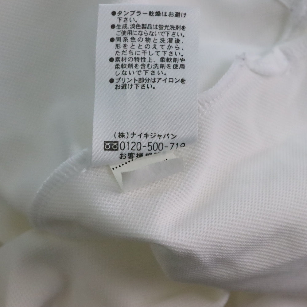 F.C.R.B./F.C.Real Bristol/FCRB(エフシーアールビー/エフシーレアルブリストル) ×NIKE ナイキ ナックグラフィックプリントTシャツ 半袖クルーネックカットソー ホワイト 216949