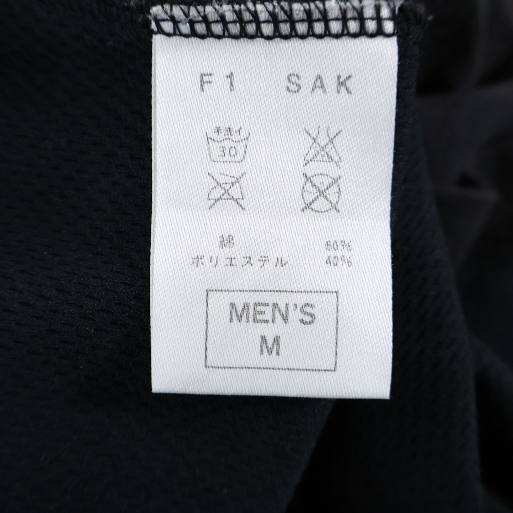 F.C.R.B./F.C.Real Bristol/FCRB(エフシーアールビー/エフシーレアルブリストル) ×NIKE ナイキ フロント胸スターロゴプリントTシャツ 半袖クルーネックカットソー ブラック