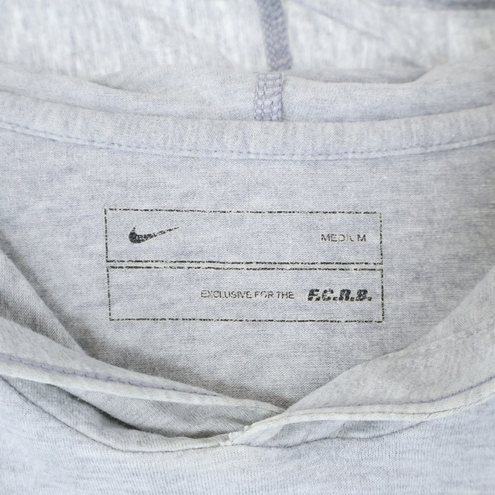 F.C.R.B./F.C.Real Bristol/FCRB(エフシーアールビー/エフシーレアルブリストル) カレッジロゴ ノースリーブ フーデッドカットソー Tシャツ グレー 197165