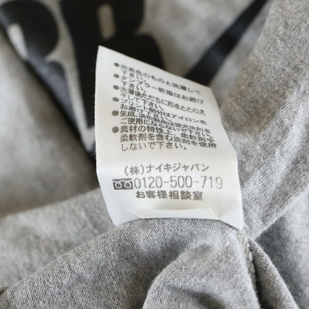 F.C.R.B./F.C.Real Bristol/FCRB(エフシーアールビー/エフシーレアルブリストル) ×NIKE ナイキ ロゴプリントTシャツ 半袖カットソー グレー 389769