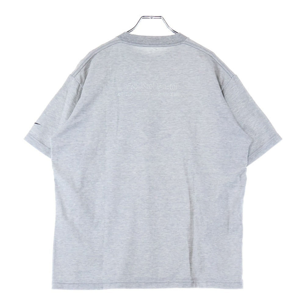 F.C.R.B./F.C.Real Bristol/FCRB(エフシーアールビー/エフシーレアルブリストル) スカルプリント ドライフィット クルーネックTシャツ 半袖カットソー グレー L191685