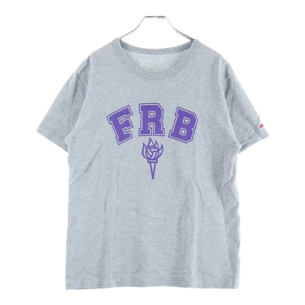 F.C.R.B./F.C.Real Bristol/FCRB(エフシーアールビー/エフシーレアルブリストル) ×NIKE ナイキ カレッジロゴプリント Tシャツ 半袖カットソー グレー 319130