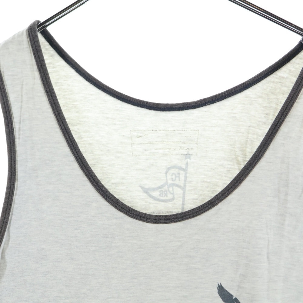 F.C.R.B./F.C.Real Bristol/FCRB(エフシーアールビー/エフシーレアルブリストル) ロゴプリント ノースリーブカットソー タンクトップ グレー 197163