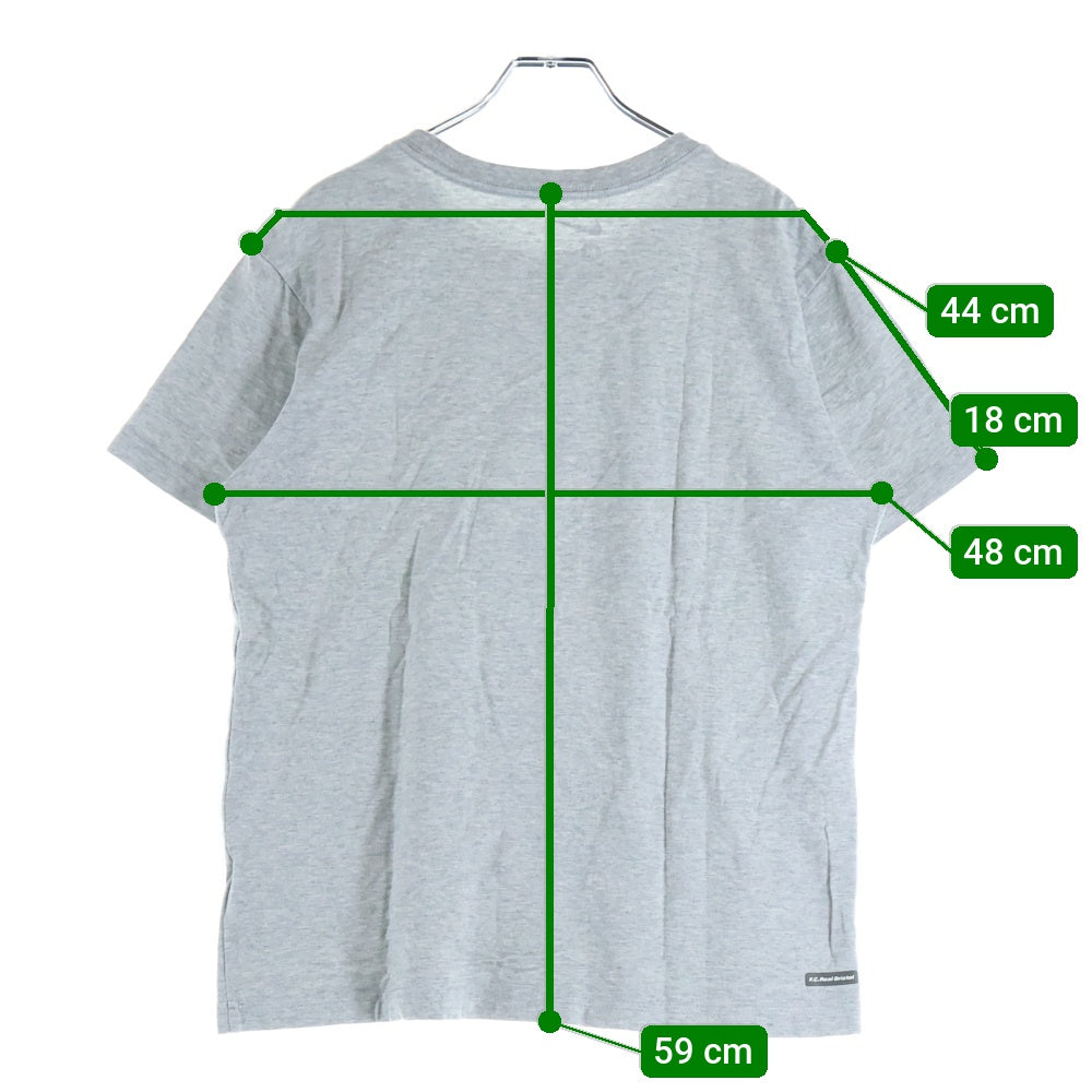 F.C.R.B./F.C.Real Bristol/FCRB(エフシーアールビー/エフシーレアルブリストル) ×NIKE ナイキ ロゴプリント Tシャツ 半袖カットソー グレー 684612-050