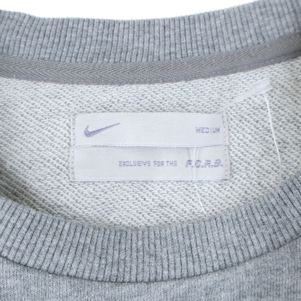 F.C.R.B./F.C.Real Bristol/FCRB(エフシーアールビー/エフシーレアルブリストル) カレッジロゴプリント 半袖スウェットトレーナー グレー 319027