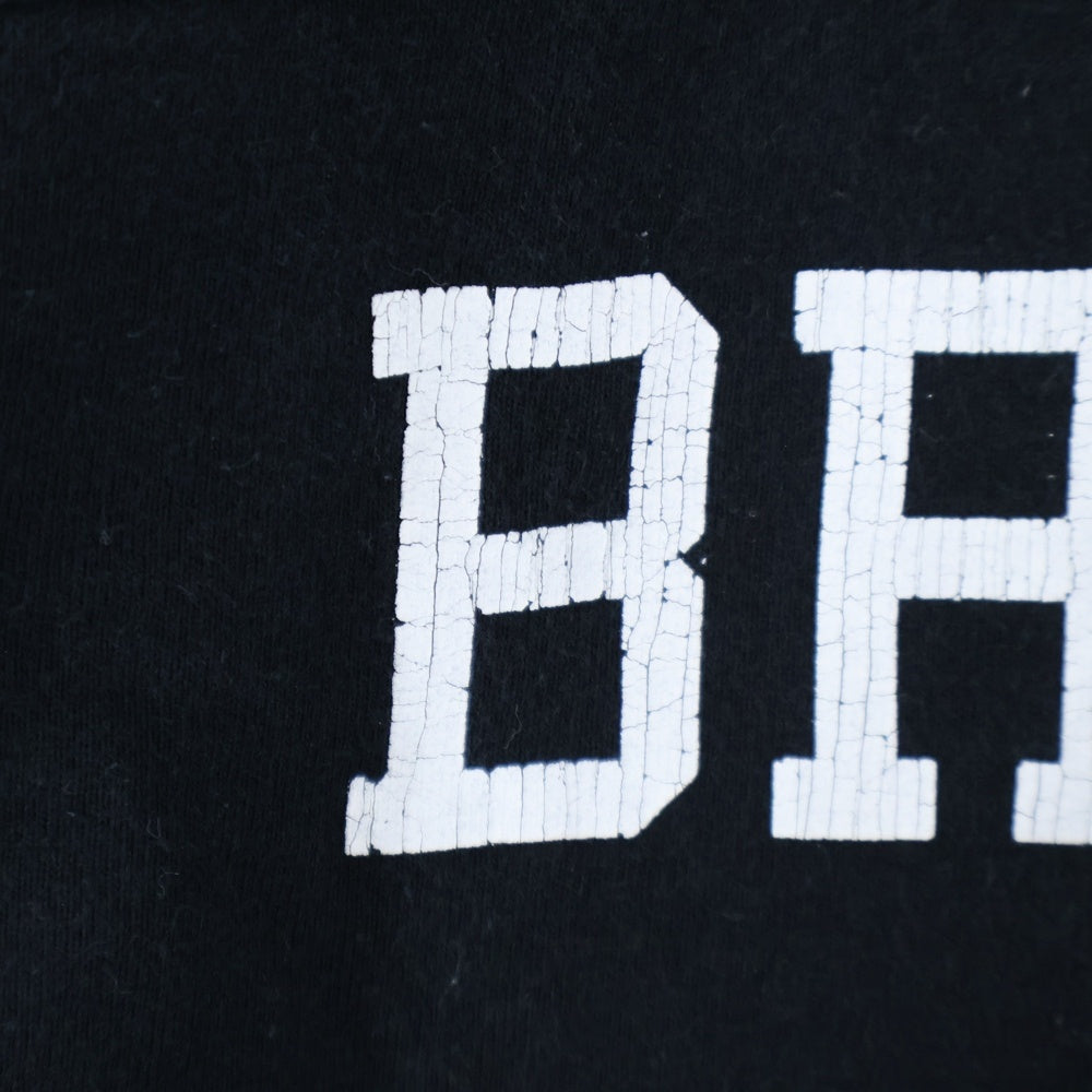 F.C.R.B./F.C.Real Bristol/FCRB(エフシーアールビー/エフシーレアルブリストル) ロゴプリント ラグラン ロングスリーブカットソー 七分丈 Tシャツ ブラック 362581