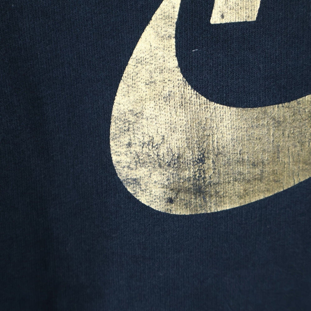 F.C.R.B./F.C.Real Bristol/FCRB(エフシーアールビー/エフシーレアルブリストル) ×NIKE ロゴデザイン プルオーバースウェットパーカー フーディ ネイビー/ゴールド 396346-011