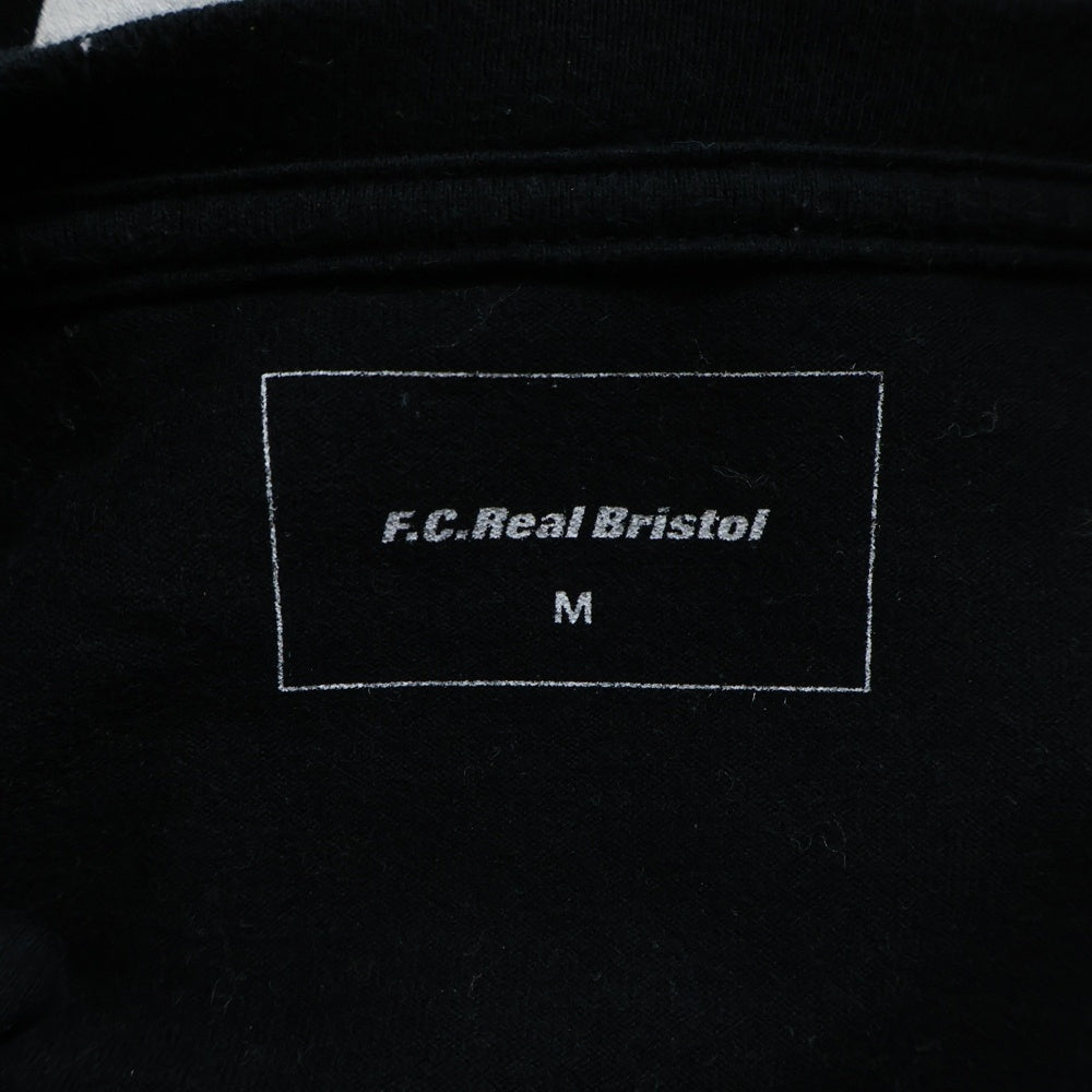 F.C.R.B./F.C.Real Bristol/FCRB(エフシーアールビー/エフシーレアルブリストル) 14AW NUMBERING TEE バックナンバリングプリントTシャツ 半袖クルーネックカットソー ブラック FCRB-145002