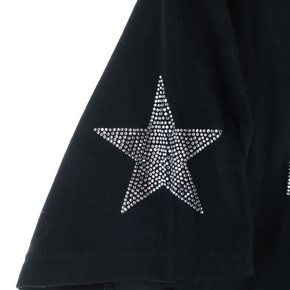 F.C.R.B./F.C.Real Bristol/FCRB(エフシーアールビー/エフシーレアルブリストル) フロントラメロゴTシャツ 半袖クルーネックカットソー ブラック FCRB-145010