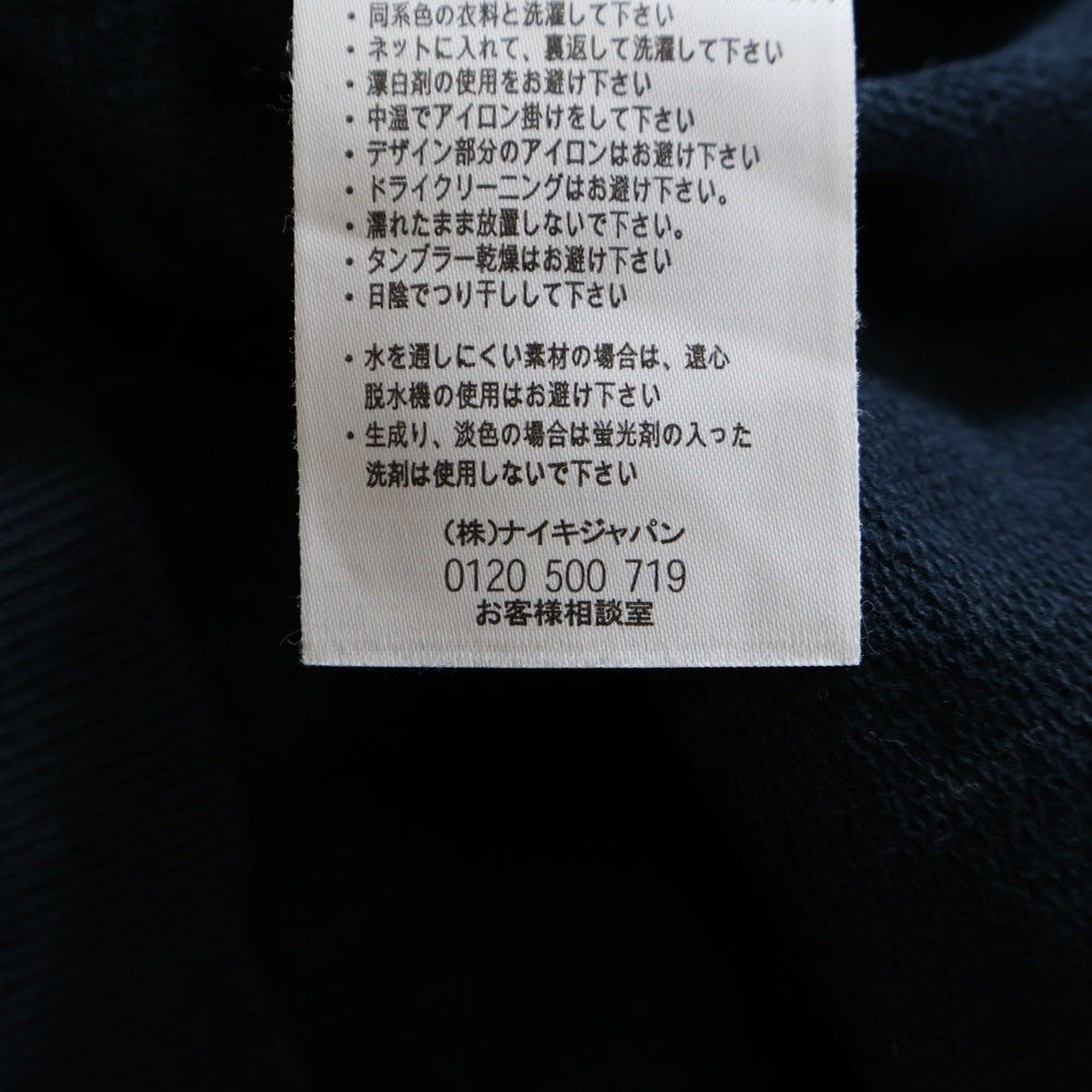 F.C.R.B./F.C.Real Bristol/FCRB(エフシーアールビー/エフシーレアルブリストル) ×NIKE ナイキ フロントロゴプリント 五分袖 プルオーバーパーカー フーディー ブラック 396346-010