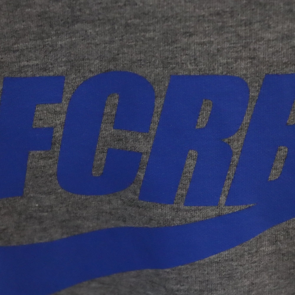 F.C.R.B./F.C.Real Bristol/FCRB(エフシーアールビー/エフシーレアルブリストル) ×NIKE ナイキ フロントロゴプリント 五分袖 プルオーバーパーカー フーディー グれー 396346-091
