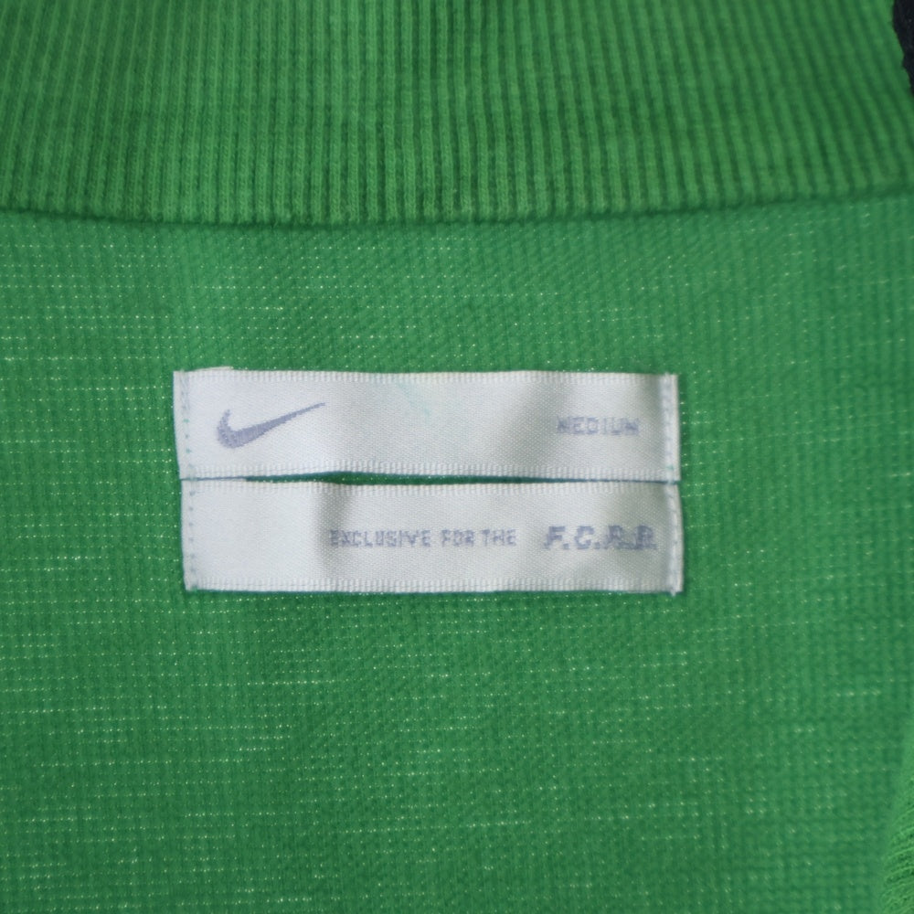 F.C.R.B./F.C.Real Bristol/FCRB(エフシーアールビー/エフシーレアルブリストル) ×NIKE ナイキ 胸ロゴ ジップアップスウェットベスト グリーン 190500
