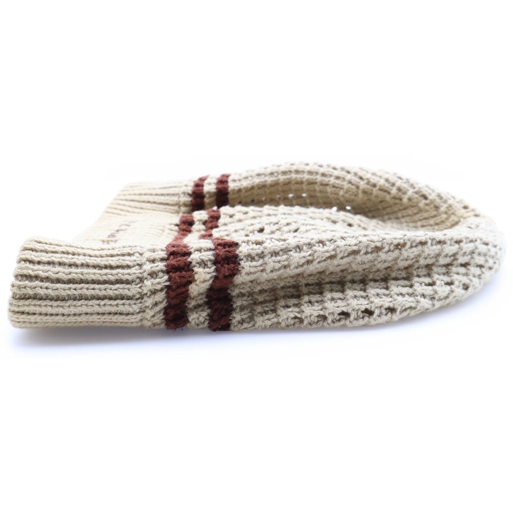 F.C.R.B./F.C.Real Bristol/FCRB(エフシーアールビー/エフシーレアルブリストル) ×NIKE ナイキ ロゴ刺繍 サマーニットビーニー ニット帽 帽子 ベージュ/ブラウン 594172