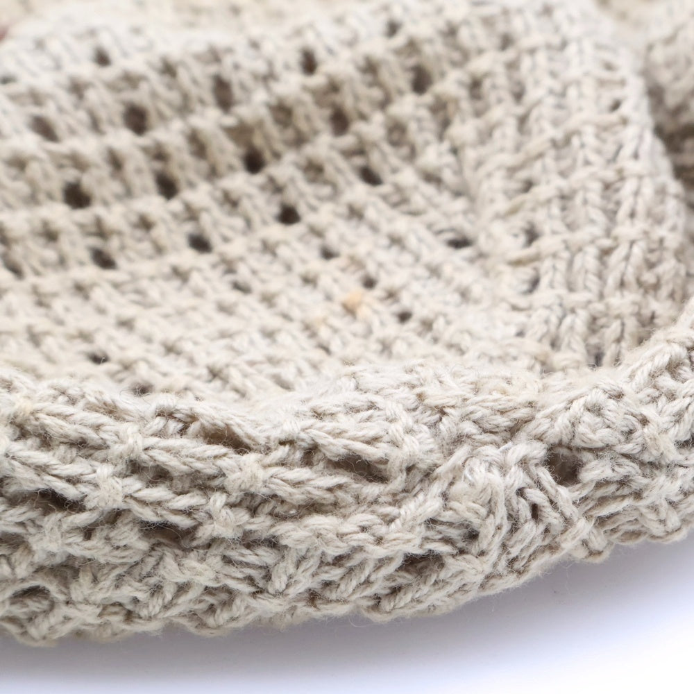 F.C.R.B./F.C.Real Bristol/FCRB(エフシーアールビー/エフシーレアルブリストル) ×NIKE ナイキ ロゴ刺繍 サマーニットビーニー ニット帽 帽子 ベージュ/ブラウン 594172