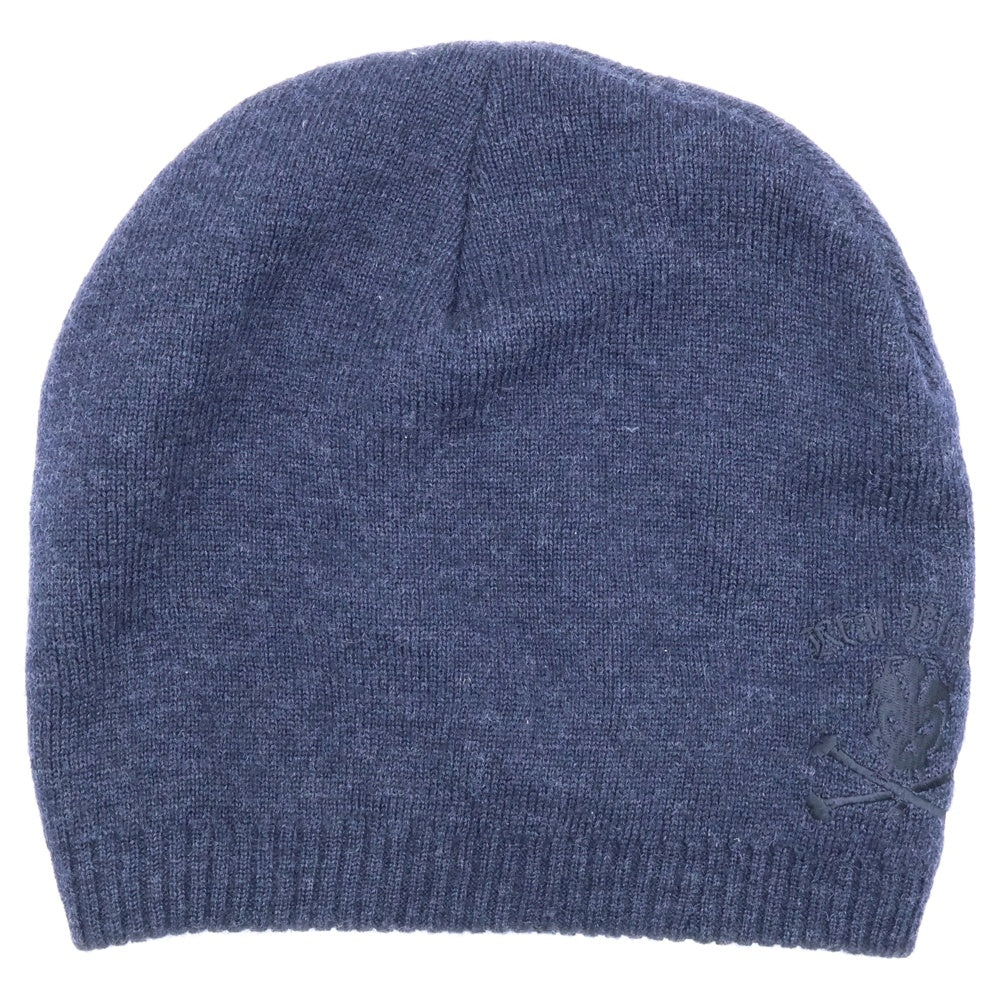 F.C.R.B./F.C.Real Bristol/FCRB(エフシーアールビー/エフシーレアルブリストル) ×NIKE ナイキ REAL BLACKS スカル刺繍 ウールニットビーニー ニット帽 帽子 ダークグレー 595266