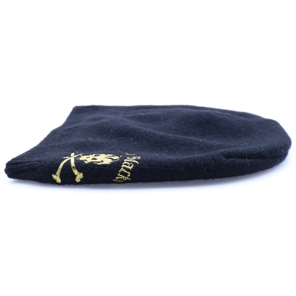 F.C.R.B./F.C.Real Bristol/FCRB(エフシーアールビー/エフシーレアルブリストル) ×NIKE ナイキ REAL BLACKS スカル刺繍 ウールニットビーニー ニット帽 帽子 ブラック 595266