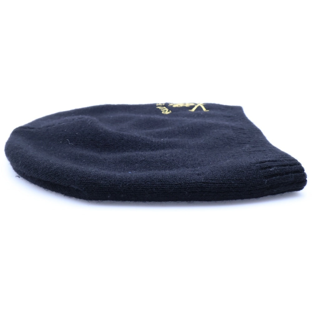 F.C.R.B./F.C.Real Bristol/FCRB(エフシーアールビー/エフシーレアルブリストル) ×NIKE ナイキ REAL BLACKS スカル刺繍 ウールニットビーニー ニット帽 帽子 ブラック 595266