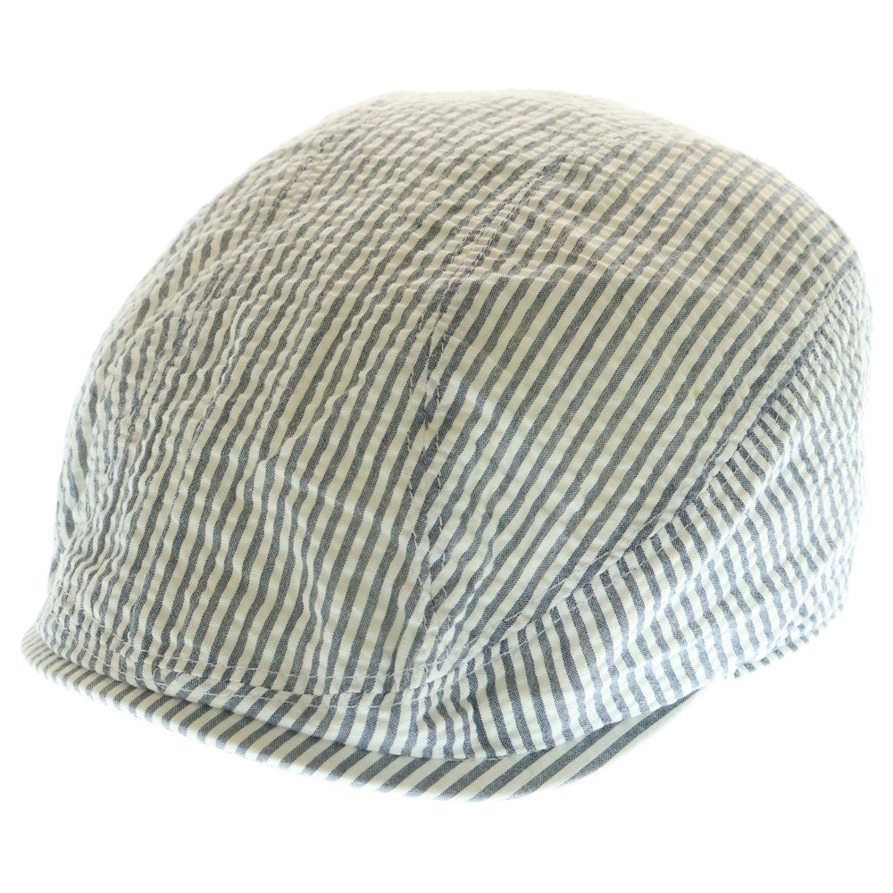 F.C.R.B./F.C.Real Bristol/FCRB(エフシーアールビー/エフシーレアルブリストル) ×NIKE ナイキ ストライプ柄 コットンハンチング帽 帽子 ホワイト/グレー 319037