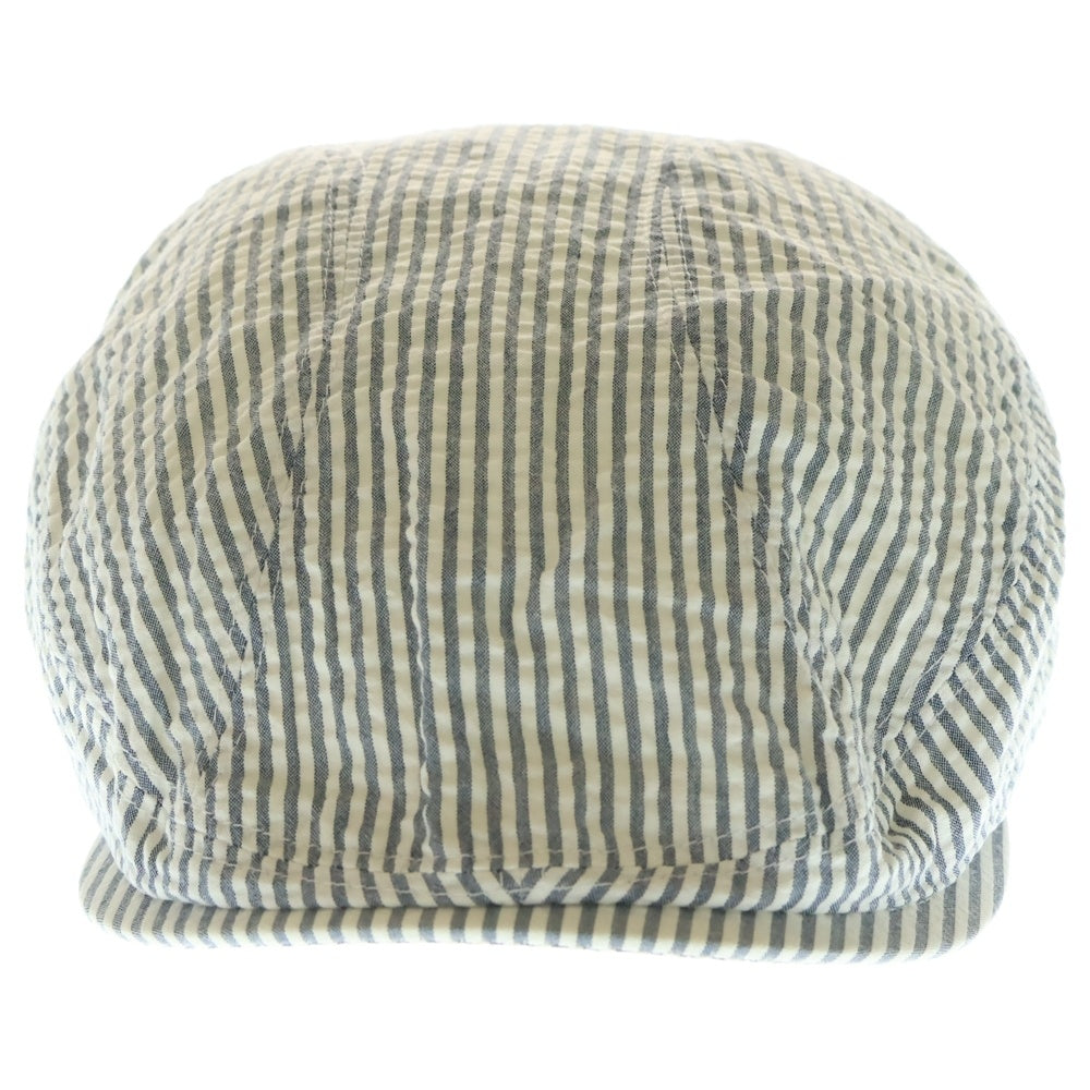 F.C.R.B./F.C.Real Bristol/FCRB(エフシーアールビー/エフシーレアルブリストル) ×NIKE ナイキ ストライプ柄 コットンハンチング帽 帽子 ホワイト/グレー 319037