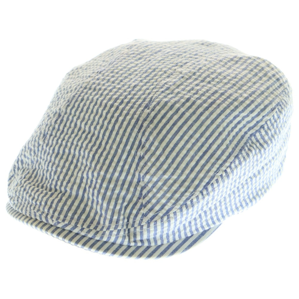 F.C.R.B./F.C.Real Bristol/FCRB(エフシーアールビー/エフシーレアルブリストル) ×NIKE ナイキ ストライプ柄 コットンハンチング帽 帽子 ホワイト/ブルー 319037