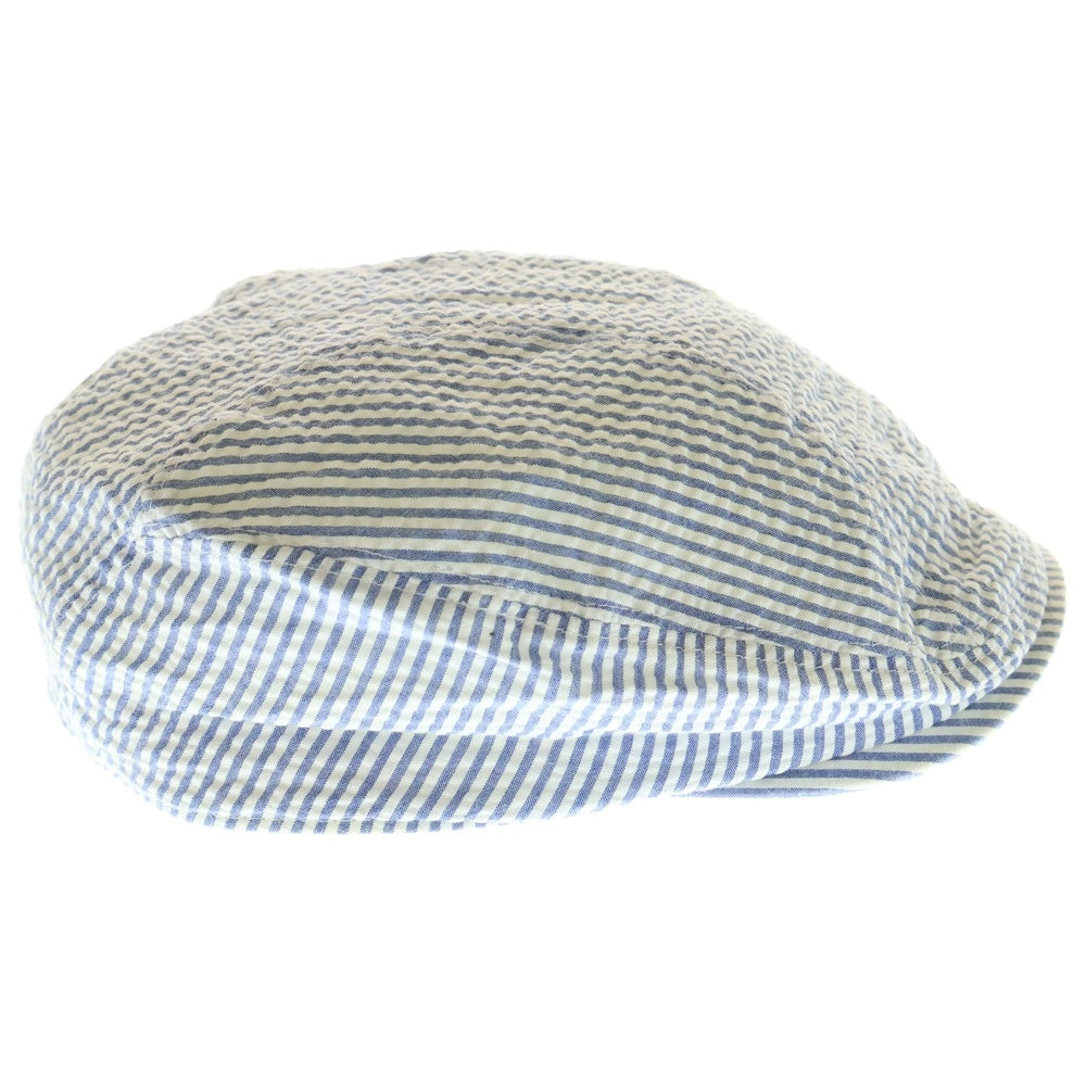 F.C.R.B./F.C.Real Bristol/FCRB(エフシーアールビー/エフシーレアルブリストル) ×NIKE ナイキ ストライプ柄 コットンハンチング帽 帽子 ホワイト/ブルー 319037