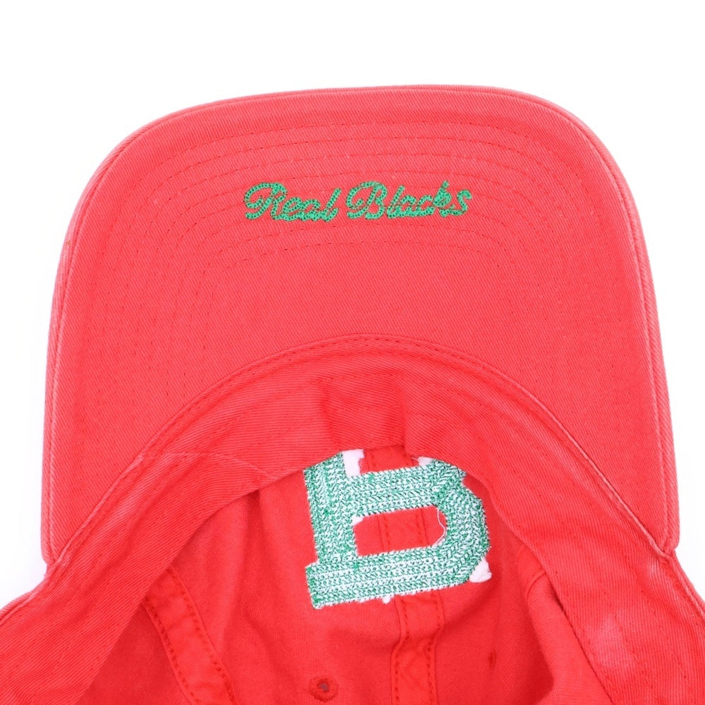 F.C.R.B./F.C.Real Bristol/FCRB(エフシーアールビー/エフシーレアルブリストル) ×NIKE ナイキ REAL BLACKS Bロゴワッペン刺繍 6パネルキャップ レッド/グリーン 157972