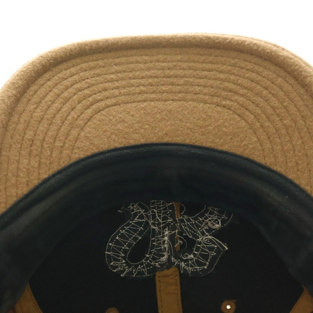 F.C.R.B./F.C.Real Bristol/FCRB(エフシーアールビー/エフシーレアルブリストル) ×NIKE ナイキ Bロゴワッペン刺繍 ウール混 6パネルキャップ 帽子 ブラウン 378433